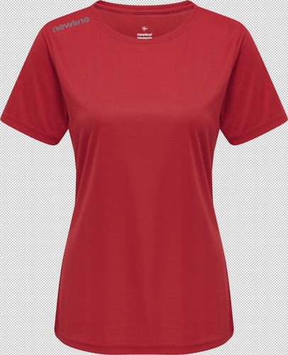 newline Women Core Functional T-Shirt S/S - tango red