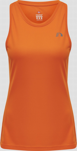 newline Women Core Running Singlet - orange tiger