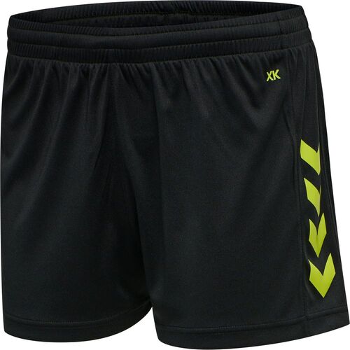 Hummel Hmlcore Xk Poly Shorts Woman - black/lime popsicle