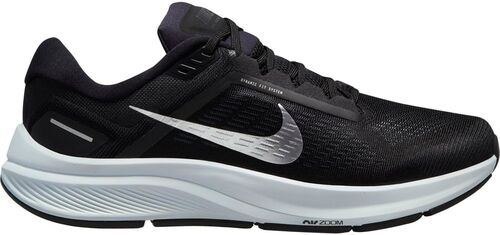 Nike Herren Laufschuhe Nike Air Zoom Structure 24   black/metallic silver