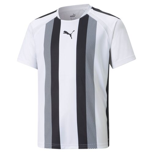 Puma teamLIGA Striped Jersey Jr - weiss