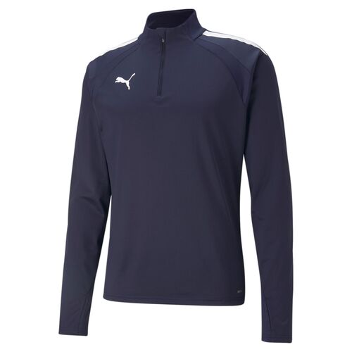 Puma teamLIGA 1/4 Zip Top - blau