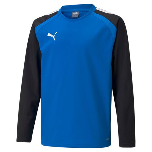 Puma teamLIGA Training Sweat Jr - blau