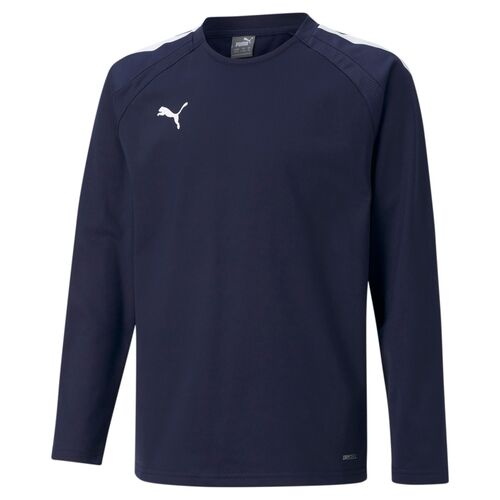 Puma teamLIGA Training Sweat Jr - blau