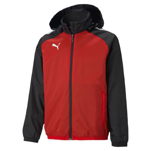 Puma teamLIGA All Weather Jkt Jr - rot