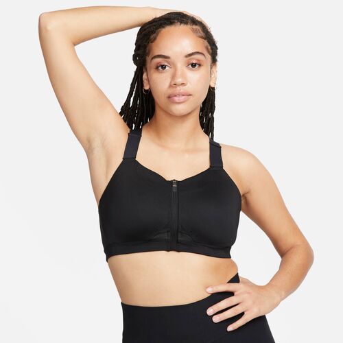 Nike Damen Sport BH Top W Nk Df Alpha Zip Front Bra
