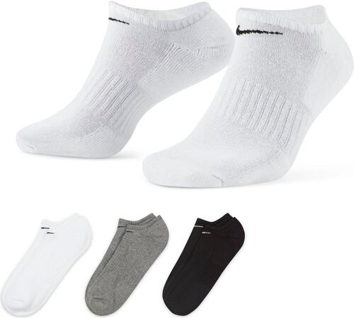 Nike Everyday Cushioned Training No-Show Socken (3 Paar)