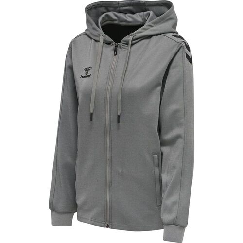 Hummel Hmlcore Xk Poly Zip Hood Sweat Woma - grey melange
