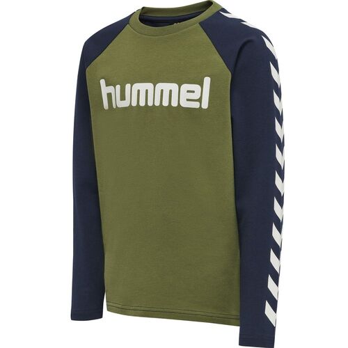 Hummel Hmlboys T-Shirt L/S - capulet olive