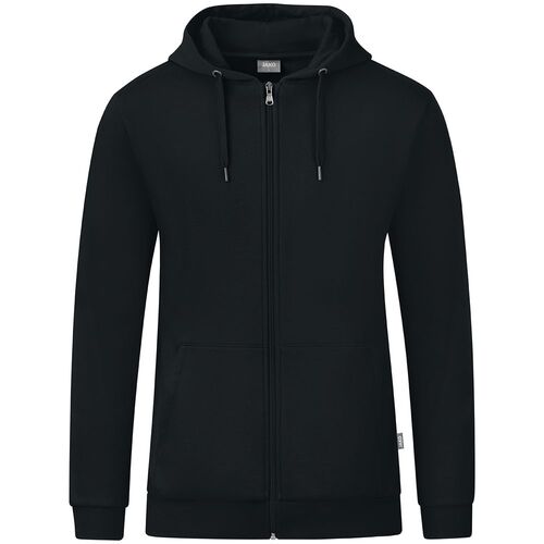 Jako Kapuzenjacke Organic - schwarz