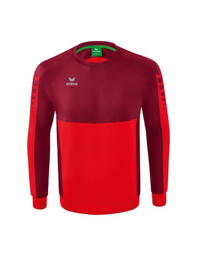 Erima Six Wings Sweatshirt - red/bordeaux