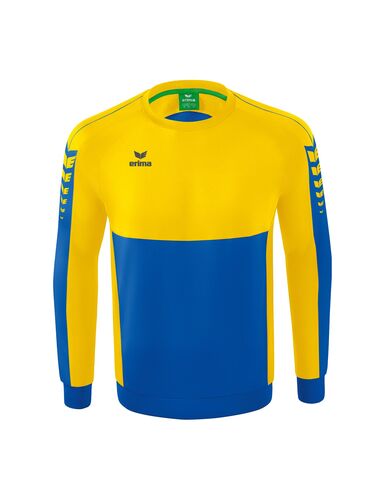 Erima Six Wings Sweatshirt - new royal/yellow