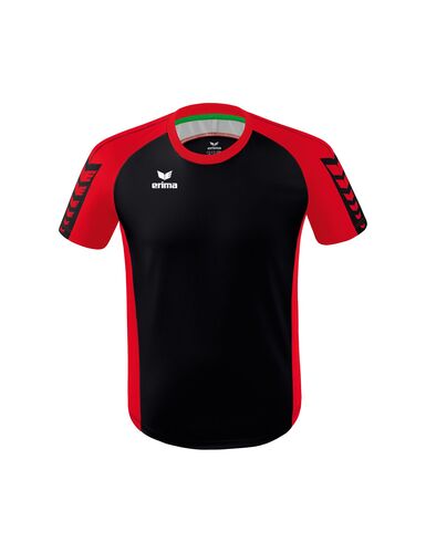 Erima Six Wings Jersey Shortsleeve - black/red
