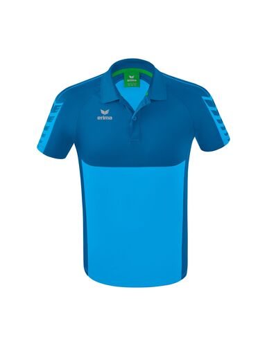 Erima Six Wings Poloshirt Function - curacao/mykonos