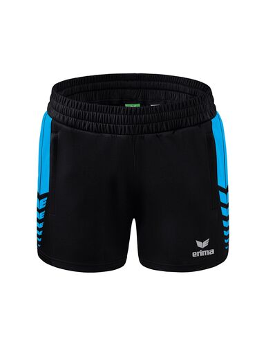 Erima Six Wings Shorts Without Inner Slip - black/curacao