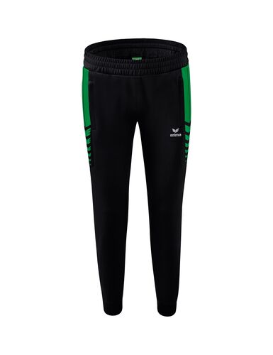 Erima Six Wings Training Pants - black/smaragd