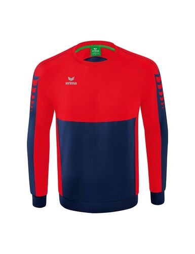 Erima Six Wings Sweatshirt - new navy/red