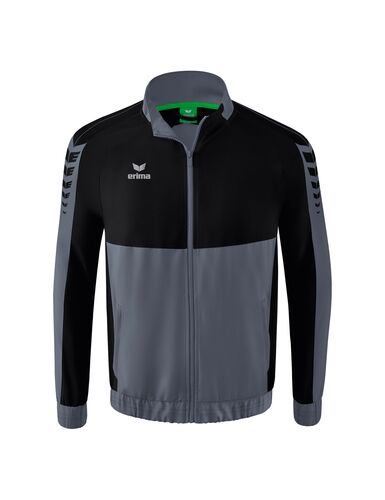 Erima Six Wings Presentation Jacket - slate grey/black