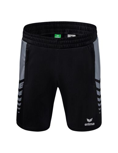 Erima Six Wings Shorts Without Inner Slip - black/slate grey