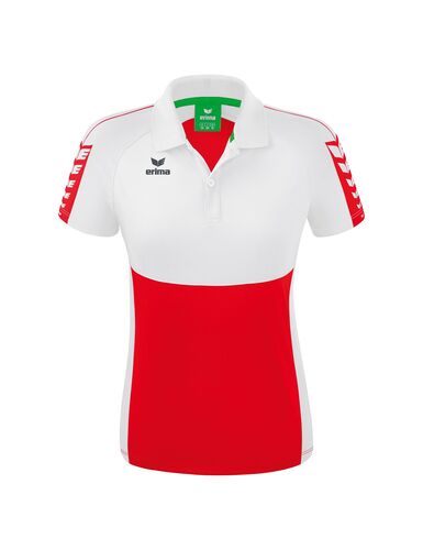 Erima Six Wings Poloshirt Function - red/white