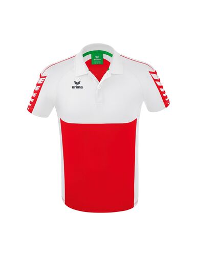 Erima Six Wings Poloshirt Function - red/white