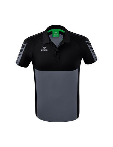 Erima Six Wings Poloshirt Function - slate grey/black
