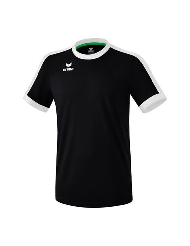 Erima Retro Star Jersey Shortsleeve - black/white