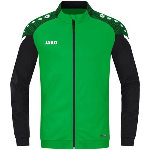 Jako Polyesterjacke Performance - soft green/schwarz