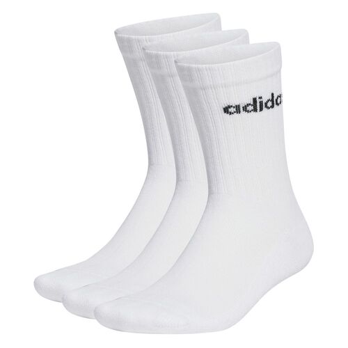adidas Herren Linear Crew Cushioned Socken, 3 Paar