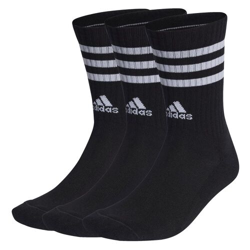 adidas Herren 3-Streifen Cushioned Crew Socken, 3 Paar