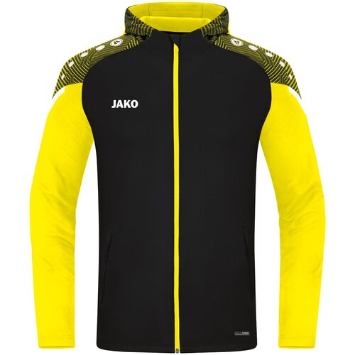 Jako Kapuzenjacke Performance - schwarz/soft yellow