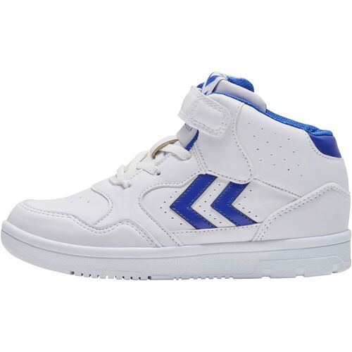 Hummel Camden High Jr - white/blue