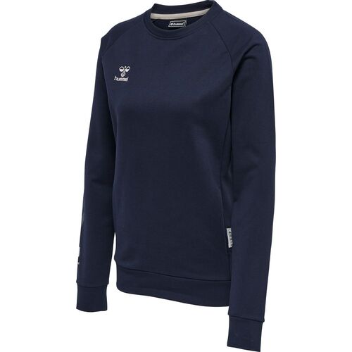 Hummel Hmlmove Grid Cot. Sweatshirt Woman - marine