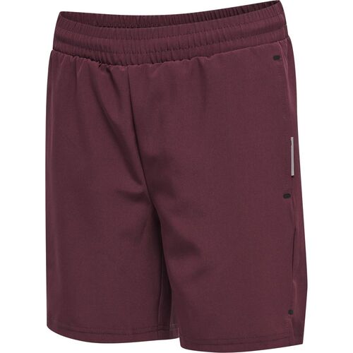 Hummel Hmlmove Grid Woven Shorts Kids - grape wine