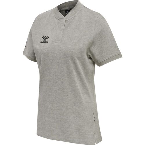 Hummel Hmlmove Grid Polo Woman - grey melange