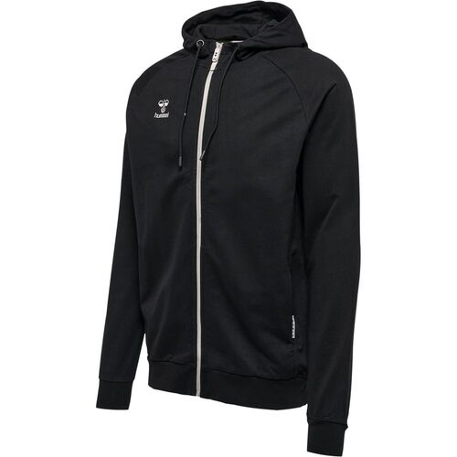 Hummel Hmlmove Grid Cot. Zip Hoodie Woman - black