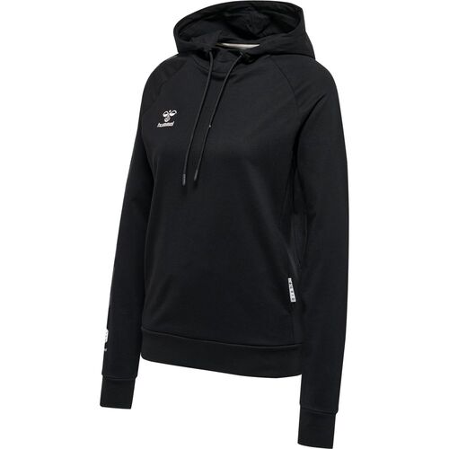 Hummel Hmlmove Grid Cotton Hoodie Woman - black