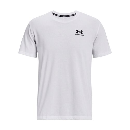 Under Armour Ua Logo Emb Heavyweight Ss - white