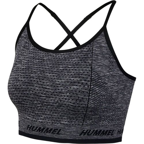 Hummel Hmlte Cami Seamless Sports Top - black melange