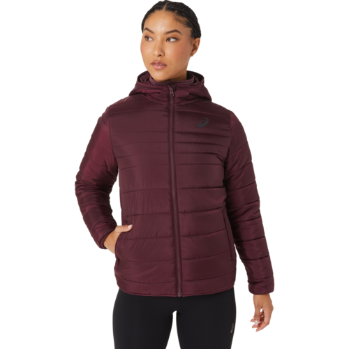 Asics Padded Jacket W - deep mars