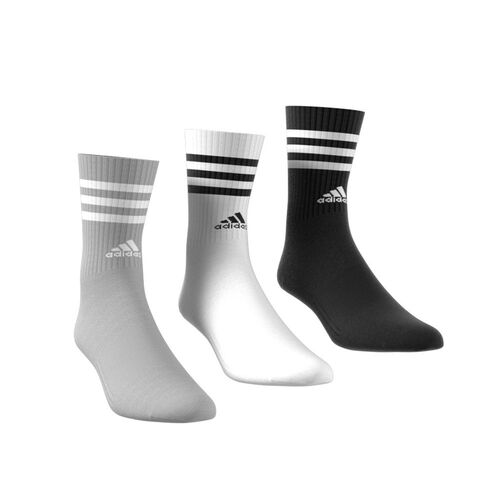 adidas Kinder 3-Streifen Cushioned Crew Socken, 3 Paar