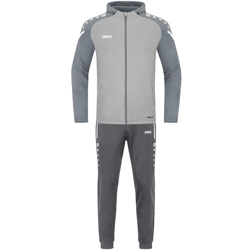 Jako Trainingsanzug Polyester Performance Mit Kapuze - soft grey/steingrau