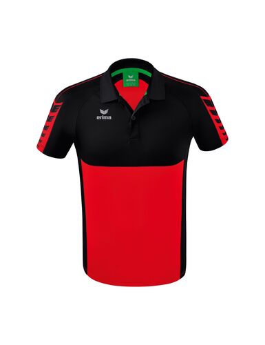Erima Six Wings Poloshirt Function - red/black
