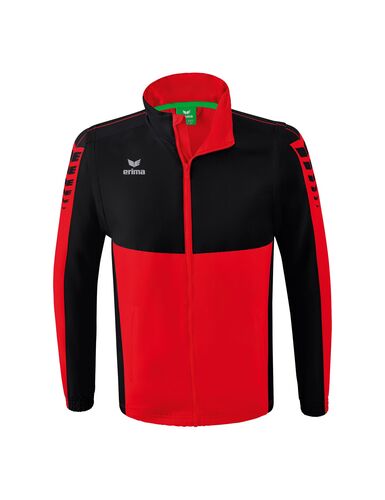 Erima Six Wings Jacket With Removable Sle - red/black