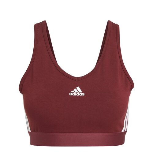 adidas Damen Essentials Removable Pads 3-Streifen Crop-Top