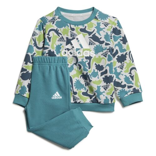 adidas Kinder Essentials Allover Print Kids Jogginganzug