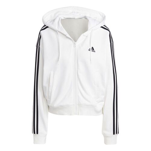 adidas Essentials 3-Streifen French Terry Bomber Kapuzenjacke