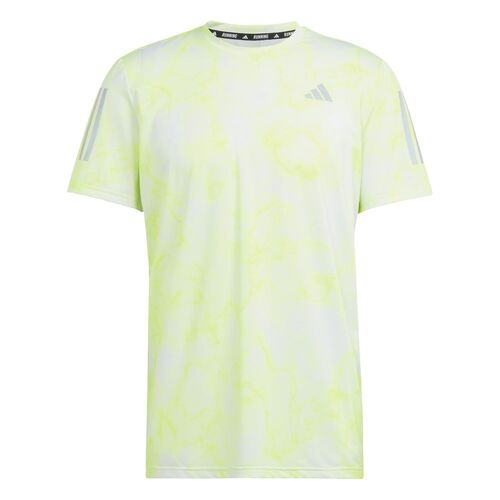 adidas Herren Own the Run Allover Print T-Shirt