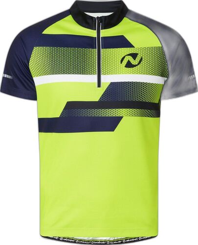 Nakamura He.-Fahrrad-Trikot Tiago Ii M - green lime/navy dark