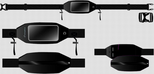 Energetics Running-G�rtel Rb Smart Ii - black/silver